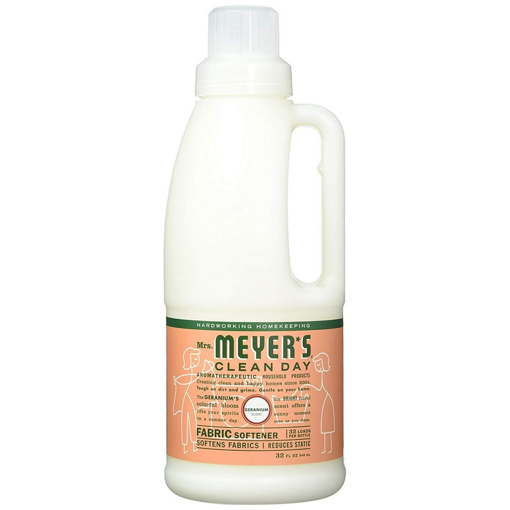 Mrs. Meyer's Clean Day Fabric Softener Geranium 32 fl oz Walmart