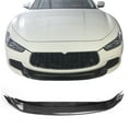 thumbnail image 2 of Ikon Motorsports Compatible with 14-17 Maserati Ghibli Sedan Front Bumper Lip JC Style Carbon Fiber CF, 2 of 9