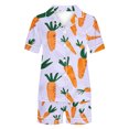 thumbnail image 3 of Jamicy Pyjama Mode Femme Mode Décontractée Imprimé T-Shirt à Manches Courtes à Col à Revers avec Short Ample Confortable Ensemble de Pyjama pour la Maison, 3 of 4