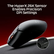 HyperX Pulsefire Haste 2 Optical Wireless Gaming Mouse, Black