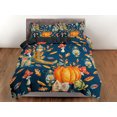 thumbnail image 3 of Vintage halloween ropa de cama y funda de almohada, funda nórdica azul conjunto dormitorio ropa de cama,, 3 of 4