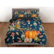 thumbnail image 3 of Vintage halloween ropa de cama y funda de almohada, funda nórdica azul conjunto dormitorio ropa de cama,, 3 of 4