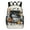 HuWng-4, variant on Witchy Frog Floral Frame Art Teenage Backpack Middle Students Bookbag Outdoor Daypack