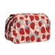 thumbnail image 1 of Disketp Red Strawberry Estuche de Lápices de Doble Capa con Tapa Abatible y Cremallera, Organizador Escolar para Adolescentes y Adultos, 1 of 7