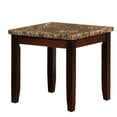 thumbnail image 4 of Contemporary Wood and Marble 3 Piece Cocktail Table Set, Brown, 4 of 5