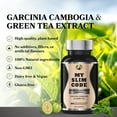 thumbnail image 4 of My Slim Code by Dr. MK - Weight Management Formula – Natural support of metabolism & appetite control - Garcinia Cambogia & Green Tea – 120 Vegetarian Capsules – Made in Canada, 4 of 8