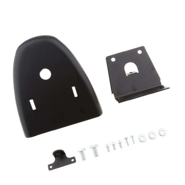 Almencla Garde-Boue avant Moto Supermotot Universel Mat Noir