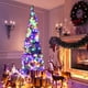 thumbnail image 1 of Árbol de Navidad Artificial Costway 225 cm iluminado con 1085 ramas y 350 luces LED verde, 1 of 7
