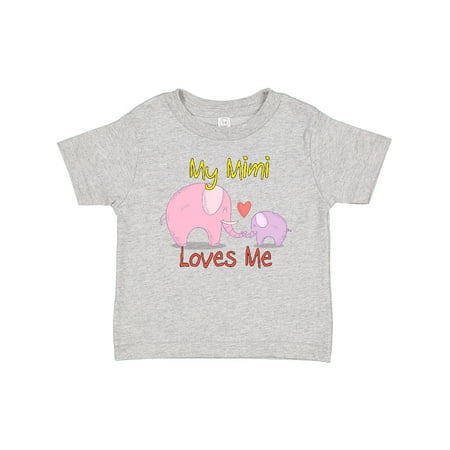 

Inktastic My Mimi Loves Me Gift Toddler Boy or Toddler Girl T-Shirt