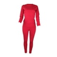 thumbnail image 2 of MintLimit Women's Sports Outfits Set 2 Piece Tracksuits Workout Sweatsuits Long Sleeve Solid and Striped Tops and Pants, 2 of 6