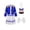 Royal Blue B, variant on Kids Unisex Drum Troupe Honor Guard Flag-raiser Uniform Set Brass Band Performance Suit Royal Blue B 120