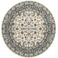 thumbnail image 2 of Rugs.com Rabia Collection Rug – 4' Round Ivory Low Rug Perfect For Kitchens, Dining Rooms, 2 of 9