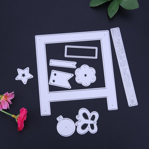 Cuadros Decorativos Mezclar la forma de Scrapbooking DIY Craft Cutting Die Paper Card Embossing Tool-141075 Likrtyny embutido en tela