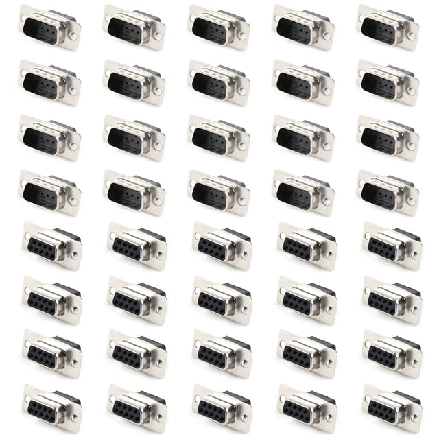 Conector JRReady ST6238 DB9 hembra a macho D-SUB x20 de 9 pines
