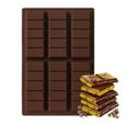 thumbnail image 6 of TOPRenddon 2-Pack Silicone Chocolate Molds | 10x7" Baking Trays for Candy & Desserts | Freezer & Microwave Safe | Non-Stick Bar Slab Maker | BPA Free, 6 of 6