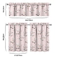 thumbnail image 6 of Kitchen Curtains 36 Inch Short - 3 Panel Set, Cute Cow Print Farmhouse Curtains, Rod Pocket, 100% Polyester for Rustic Farm, Kitchen, Cafe, Living Room, Easy Wash, 6 of 6