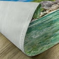 thumbnail image 5 of Ambesonne Tropical Place Mats Set of 4, Scenery of Island Tree, Standard Size, Blue and Fern Green, 5 of 6