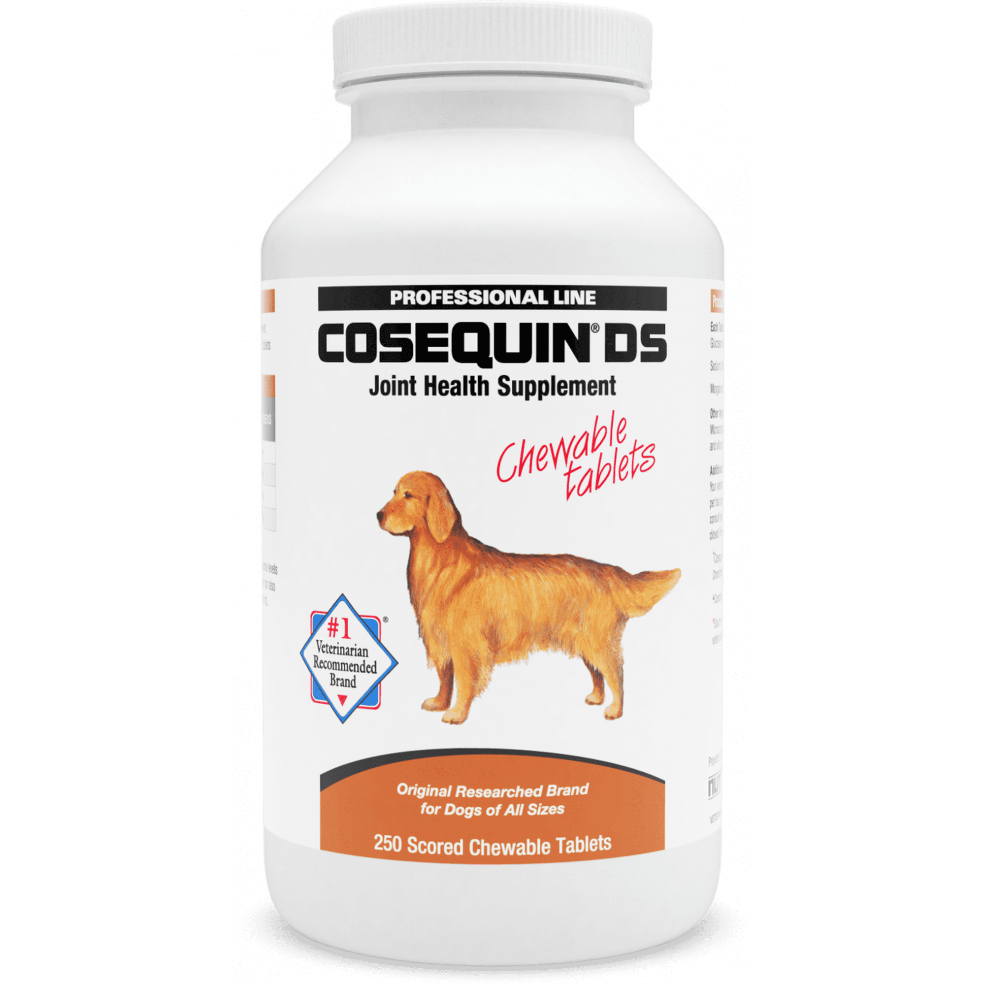 Nutramax Cosequin for Dogs Joint Health Supplement, Contains Glucosamine for Dogs, Plus Chondroitin, Supports Healthy Joints, Chewable Tablets, 250 Count