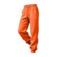 thumbnail image 5 of Resicozy Sweatpants for Men Lightweight Cotton Cuffed Jogger Sweatpant Casual Drawstring Elastic Waist Pant with Pockets Saffron XL, 5 of 8