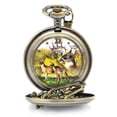 thumbnail image 2 of Collections Etc Deer Bronze-Tone Pocket Watch with Gift Box, 2 of 3
