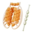 thumbnail image 1 of 29 ruedas Fascia muscular relajante relajante rodillo de masaje para el golf para las piernas del brazo del codo naranja, 1 of 8