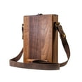 thumbnail image 1 of Outdoor Fall Decor Messenger Wood Box Briefcase Style Messenger Box For The Eclectic Designers Creatives Architects, 1 of 9