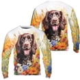 thumbnail image 3 of Welcome Spring Summer Boykin Spaniel Portrait Flower Blue Sky All Over Print 3D Sweatshirt Unisex Merch Dog Lover - 12001, 3 of 6