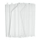 thumbnail image 2 of Pajitas flexibles de plástico blanco | Pajita desechable envuelta individualmente | Codo suave y flexible | 8,26 pulgadas x 0,23 pulgadas | Paquete a granel de 100 | Uso de cocina, comedor, hogar, 2 of 7