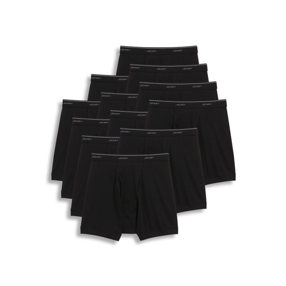 Jockey Men's Classic 5" Boxer Brief - 12 Pack