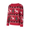 thumbnail image 3 of xiaxaixu Chandails de Noël Assortis pour la Famille Manches Longues Col Rond Pulls Rennes Hauts Tricotés, 3 of 10