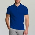 thumbnail image 6 of Men's Ultra-Thin Short Sleeve Polo Shirt with 40s Ice-Cool Silk Cotton Blend, 6 of 21
