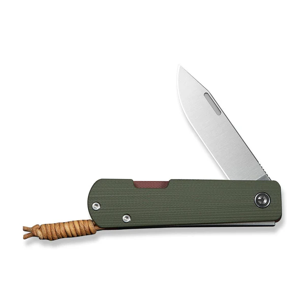 Civivi Knives Slippy Sendy C24075B-1 Green & Red G10 Nitro-V Stainless Knife Cuchillo