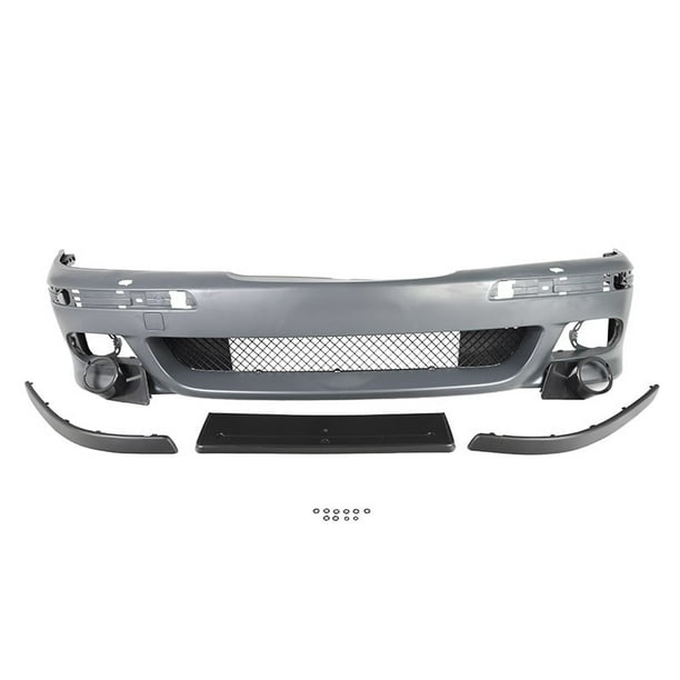 Front Bumper M5 Style Cover For BMW 5 Series E39 W/ Washer Hole 1997 1998 1999 2000 2001 2002