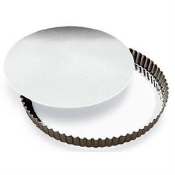 Sci Scandicrafts Fluted Tart - SCI Scandicrafts 11-inch Fluted Tart/Quiche Pan with Removable Bottom, Tinplate