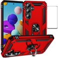 thumbnail image 1 of Xianyou-pour Samsung Galaxy A35 5G Étui avec Protecteur d'Écran, Étui Samsung A35 5G, Anneau Rotatif 360° Support Robuste Protection Antichoc avec Support Magnétique pour Voiture Samsung A55 5G, 1 of 4