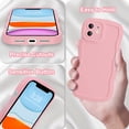 thumbnail image 4 of Compatible with iPhone 11 Wavy Edge Case, Cute Aesthetic Solid Color Curly Wave Shape Frame Design for Women Girls, Soft TPU Shockproof Full-Body Protection Phone Case Cover 6.1", Pink, 4 of 13