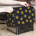 thumbnail image 6 of Rateoe Sunflowers Pattern Toaster Covers 2 Slice Wide Slot,Bread Machine Cover,Bread Dust Cover & Fingerprint Protection,Appliance Covers, 6 of 7