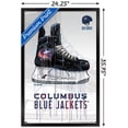 thumbnail image 3 of NHL Columbus Blue Jackets - Drip Skate 21 Wall Poster, 22.375" x 34", Framed, 3 of 3