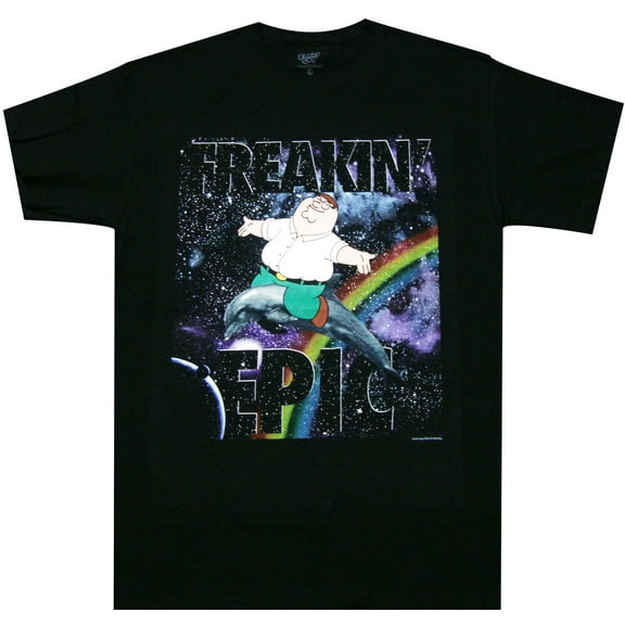 Family Guy Epic Rainbow Adult T-shirt