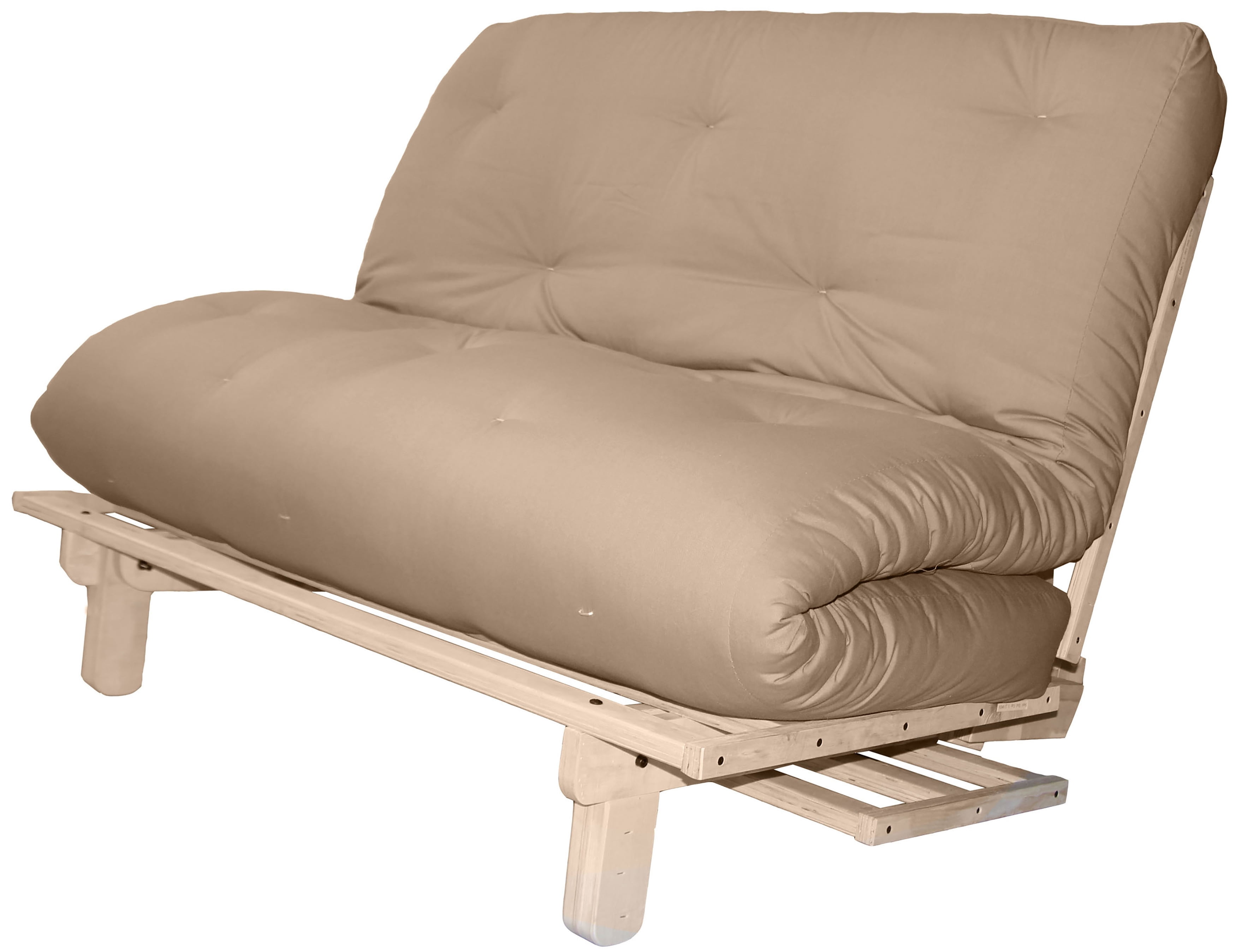 Burgundy Brushed Heavy Twill Full Futon Cover