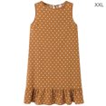 thumbnail image 1 of Vestido De Mujer Sin Mangas Chaleco De Puntos Vestido Suelto De Cuello Redondo Con Volantes, Caqui, XXL Sweethay AP002086-05, 1 of 7