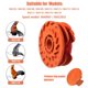 thumbnail image 2 of Carretes de repuesto shaofei para bordeadora de desbrozadora de hilo naranja, 2 of 5