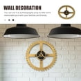 thumbnail image 4 of CATIEBYE 1Set Gear Wall Decor 7.86x7.86in Wood Density Board For Bar Decor, 4 of 5