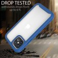 thumbnail image 6 of CoverON Apple iPhone 12 Pro Max Case (6.7"), Military Grade Full Body Rugged Slim Fit Clear Phone Cover, Navy Blue, 6 of 9