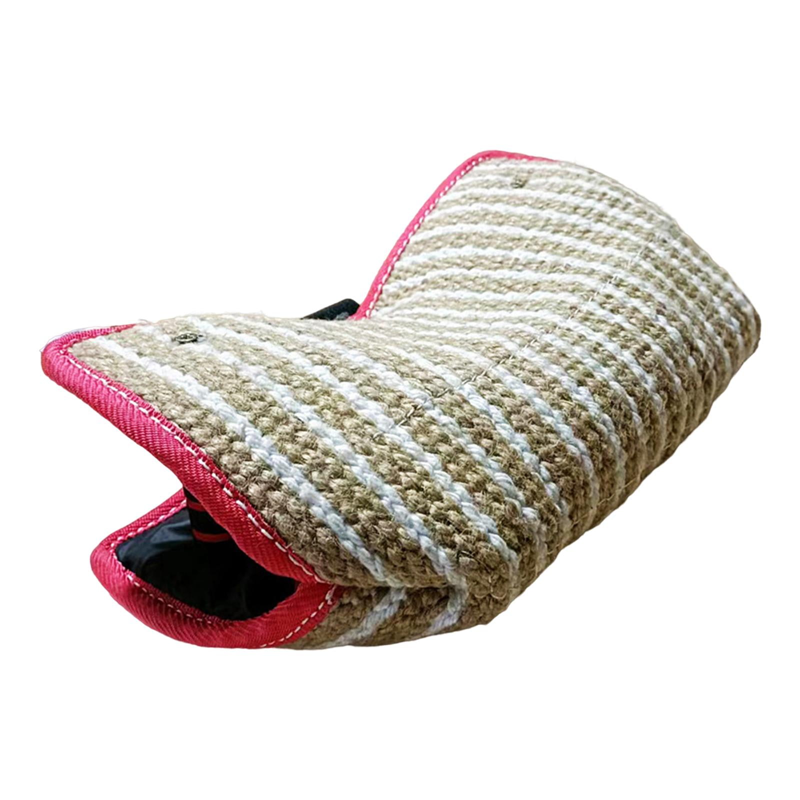 Dog Bite Pillow Sturdy with Handles Interactive Toy Dog Training Biting Sleeves Tear Resistant Portable for Small Medium Dog Puppy Training