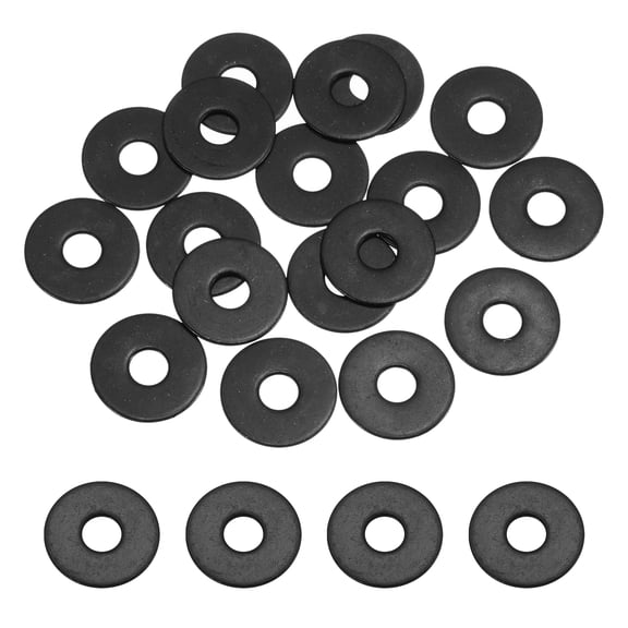 Uxcell 30 Pcs M4 3/16"ID x 9/16"OD Flat Washers, Stainless Steel Metal Washers