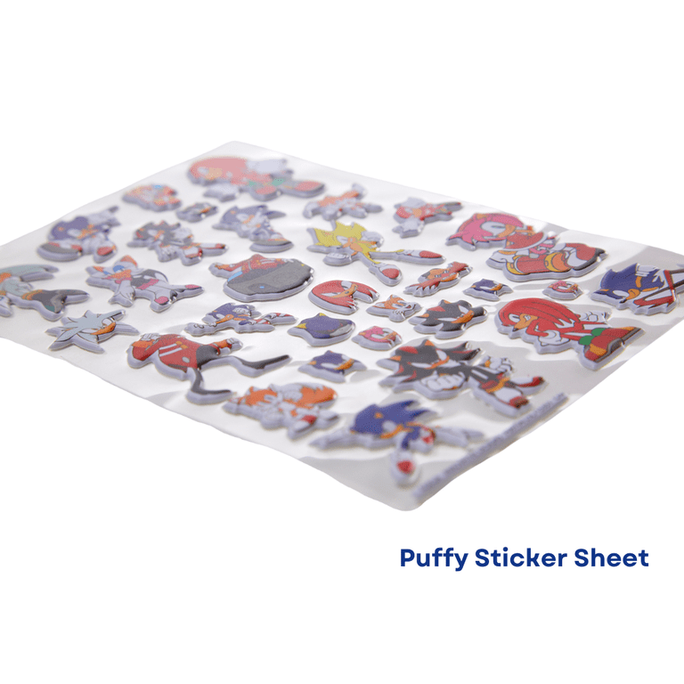 Sonic the Hedgehog Kids Art Supplies Gel Pens Markers Stickers