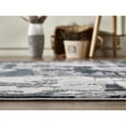 thumbnail image 7 of Abani Vista VST130B Distressed Blue Grey Area Rug, 7 of 7