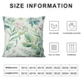 thumbnail image 5 of JEUXUS  Throw Pillow Covers  Watercolor Soft Sage Green Leaves Home Decor Pillowcases Square Cushion Covers for Sofa Bed Cuch, 5 of 5