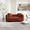 Red-Brown Sofa, variant on 41.2" Chenille Giant Bean Bag Sleeper Chair with Ottoman,Adults and Teen Lazy Floor Sofa Couch,High Resilient Foam Comfy Reading Chaise Lounge Recliner for Living Room Bedroom,Red-Brown